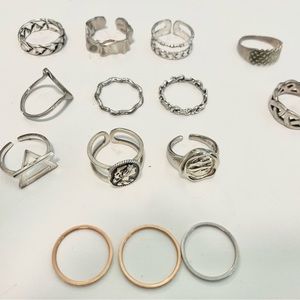 Silver rings SALE! Real 925 silver, $20 each